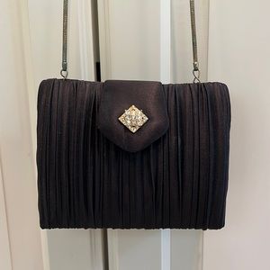 Vintage silk shoulder/crossbody bag clutch